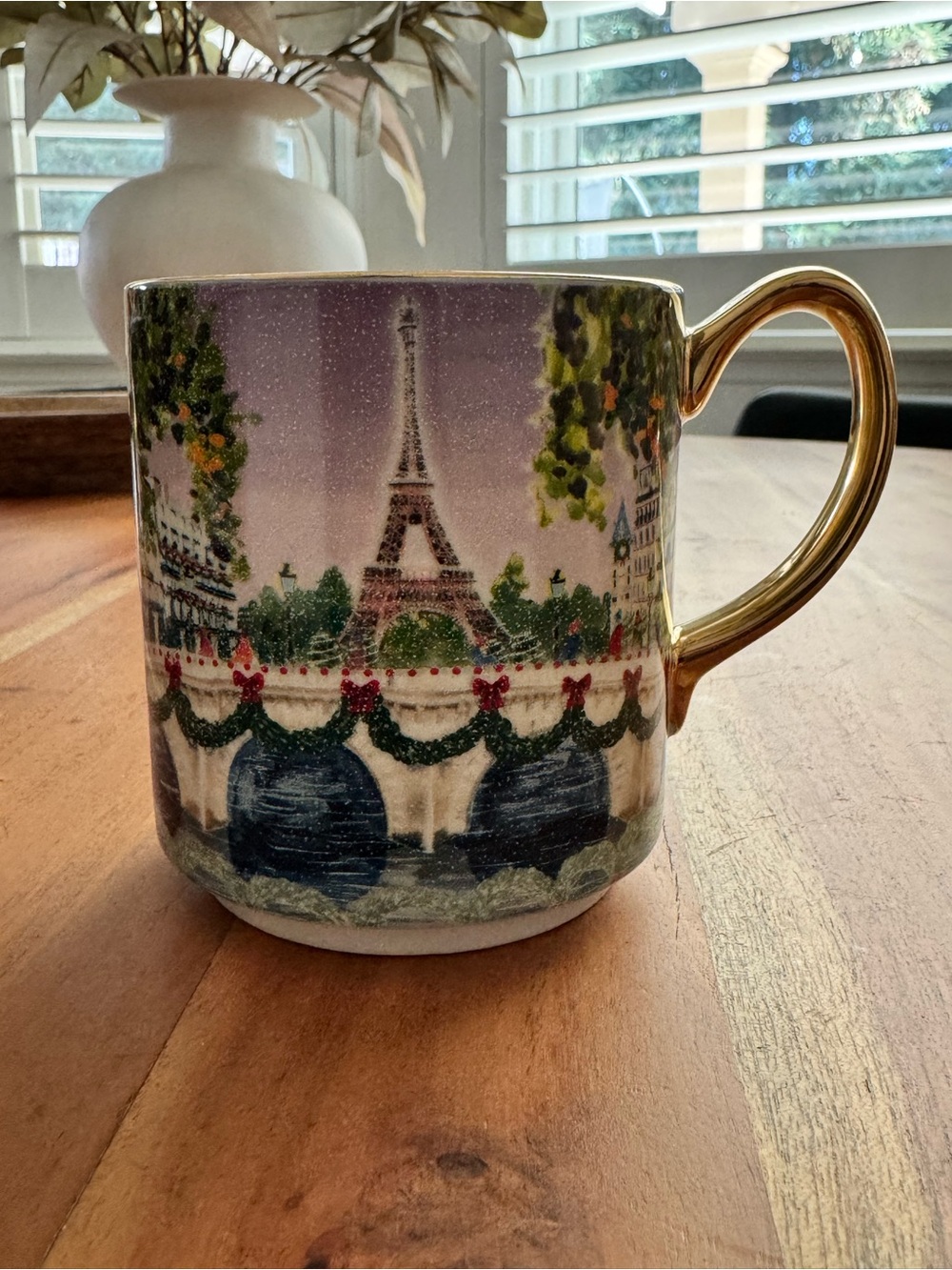 Anthropologie Holiday in the City Mug